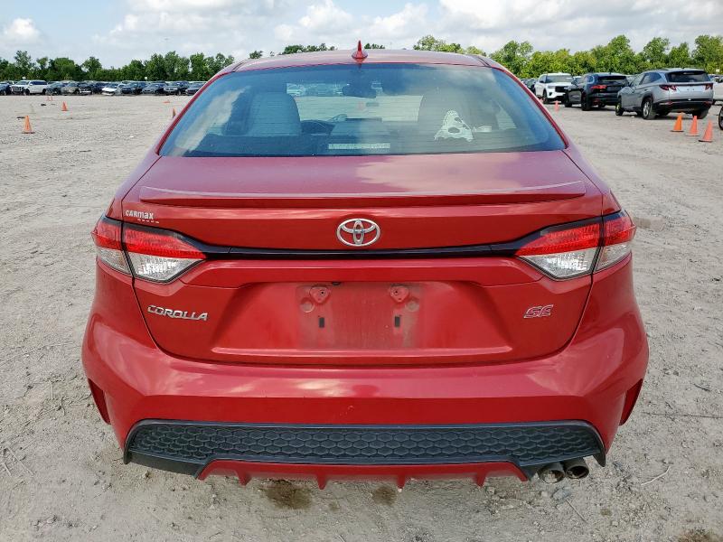  TOYOTA COROLLA 2020 Красный