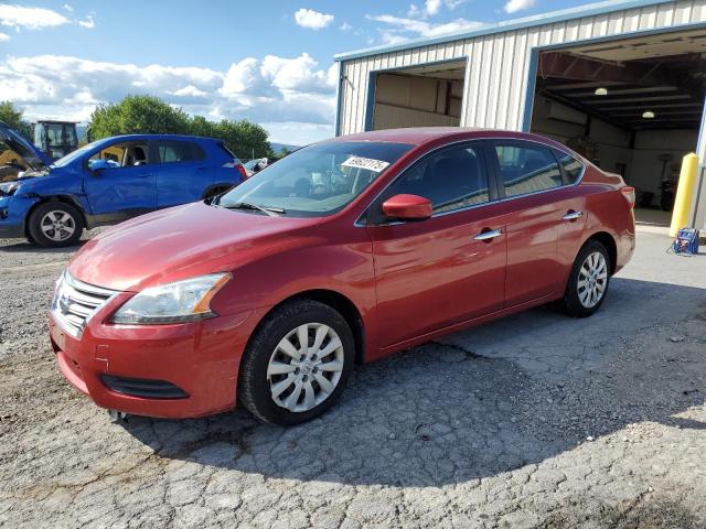  NISSAN SENTRA 2014 Czerwony
