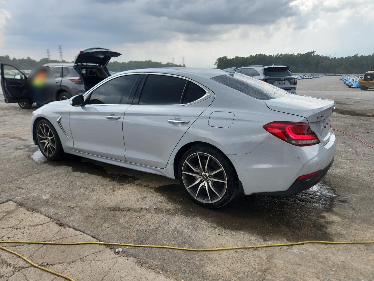 2019 Genesis G70 Prestige grey null gas KMTG44LA7KU017003 photo #3