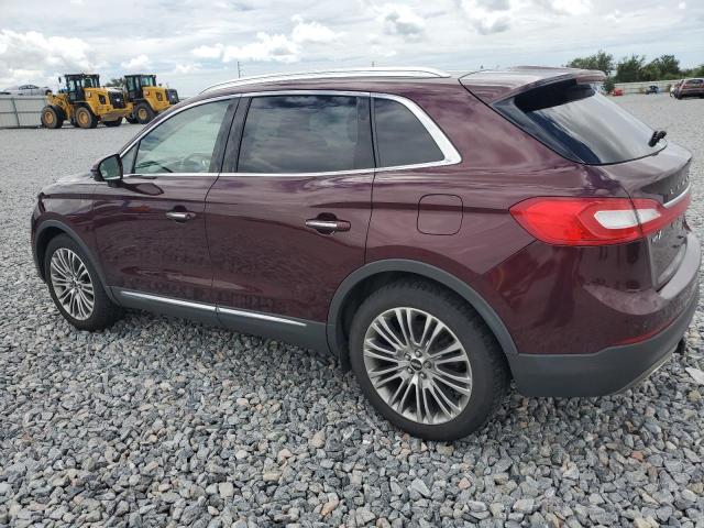  LINCOLN MKX 2017 Bordowy