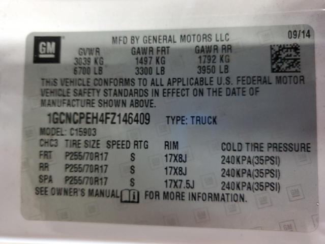 2015 CHEVROLET SILVERADO C1500  