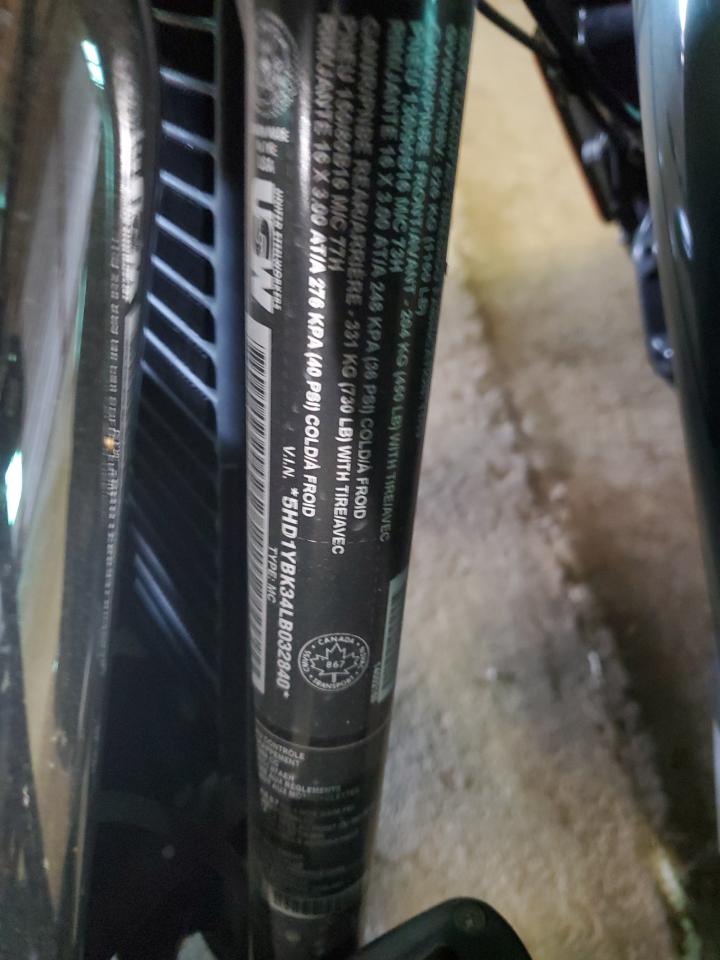 2020 Harley-Davidson Flhcs VIN: 5HD1YBK34LB032840 Lot: 69973405