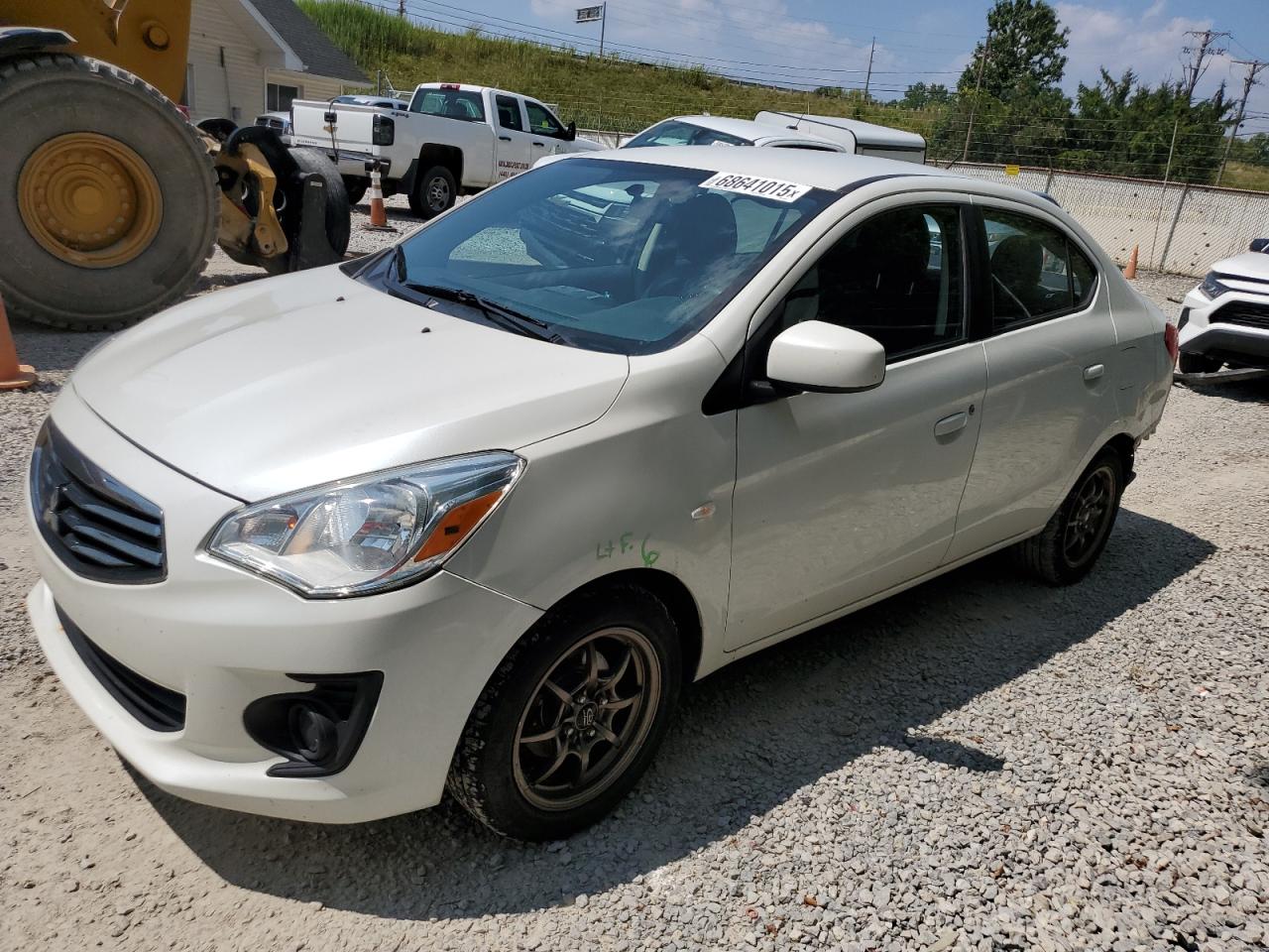 2018 Mitsubishi Mirage G4 Es white null gas ML32F3FJ6JHF01721 photo #1