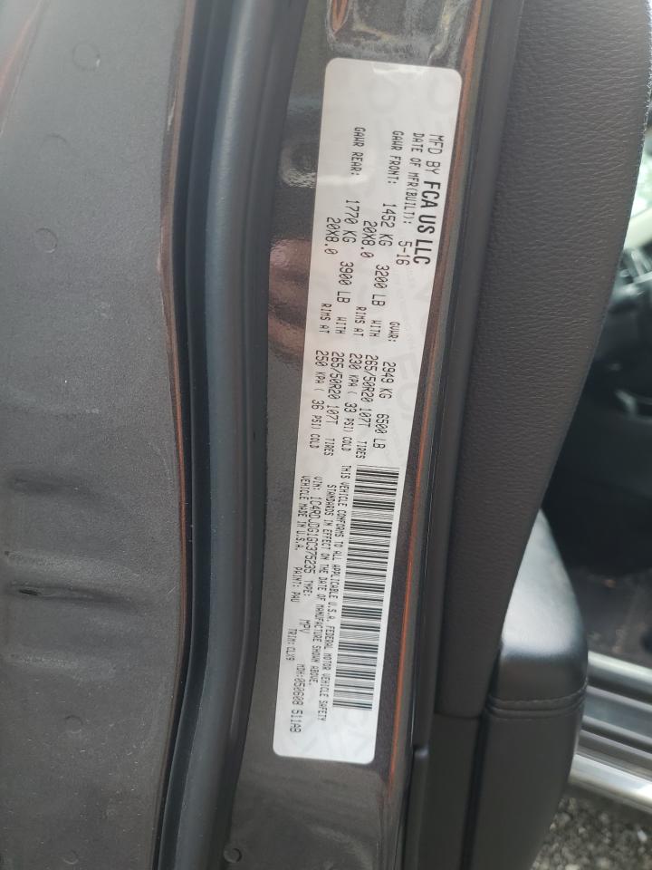 2016 Dodge Durango Limited VIN: 1C4RDJDG1GC375235 Lot: 68102485