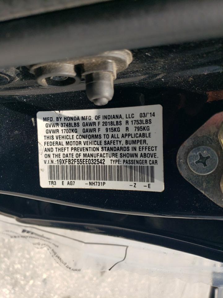 2014 Honda Civic Lx VIN: 19XFB2F55EE032542 Lot: 67042585