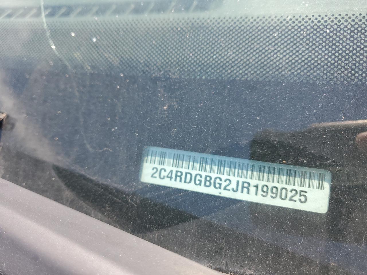 2018 Dodge Grand Caravan Se VIN: 2C4RDGBG2JR199025 Lot: 68874765