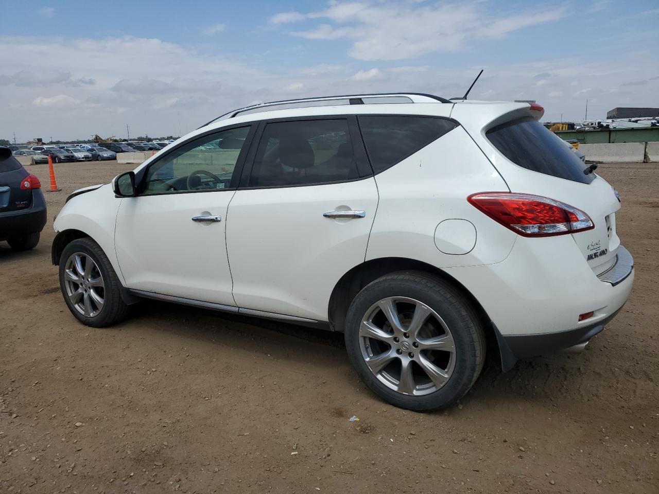 2013 Nissan Murano S white null gas JN8AZ1MW3DW323349 photo #3