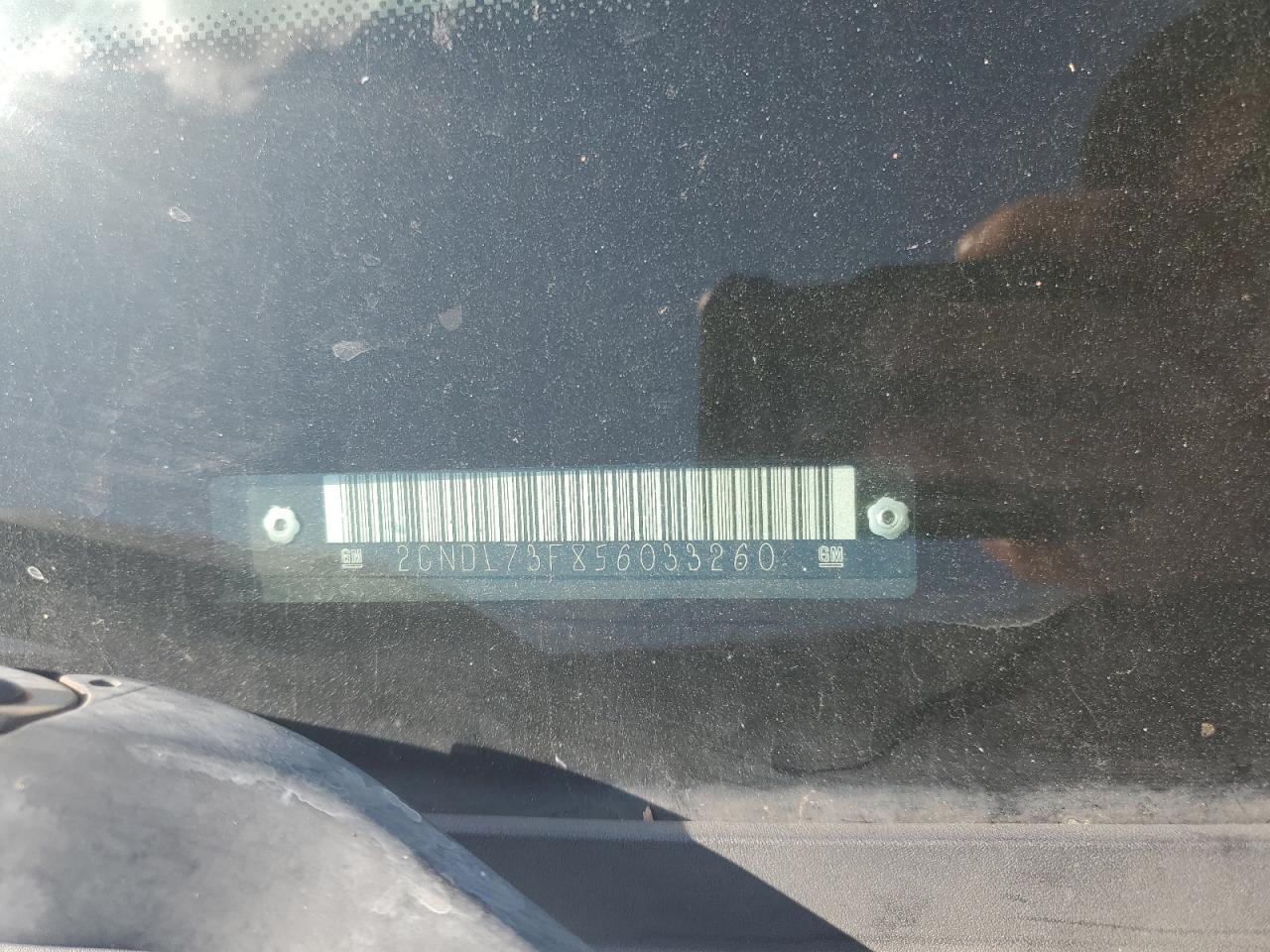 2005 Chevrolet Equinox Lt VIN: 2CNDL73F856033260 Lot: 67843215