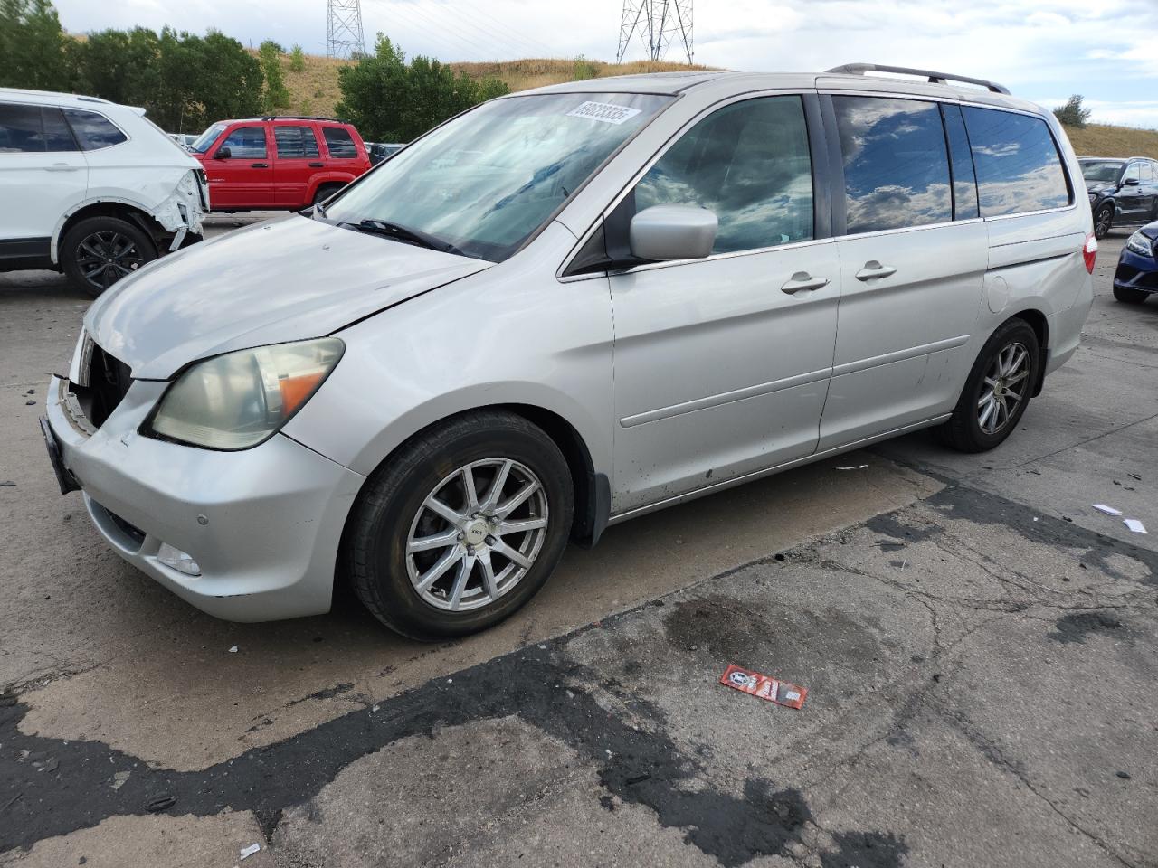 2006 Honda Odyssey Touring VIN: 5FNRL38836B020585 Lot: 69623335