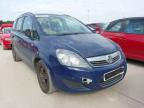 2014 VAUXHALL ZAFIRA EXC for sale at Copart SANDY