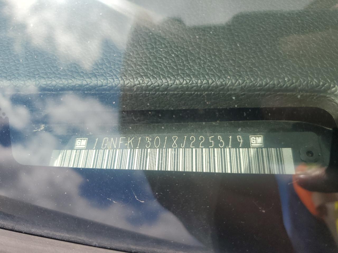 2008 Chevrolet Tahoe K1500 VIN: 1GNFK13018J225319 Lot: 69062415