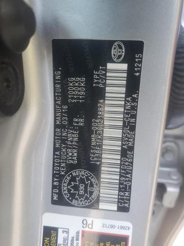 2016 TOYOTA CAMRY LE  