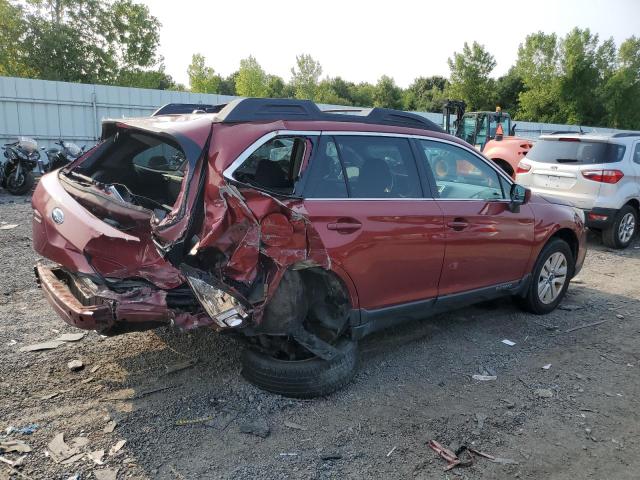  SUBARU OUTBACK 2015 Red