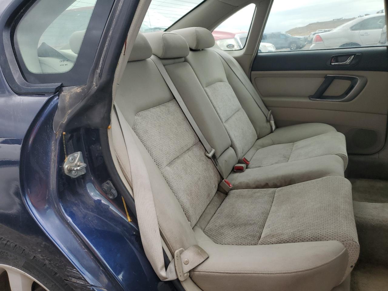 2006 Subaru Legacy 2.5I Limited VIN: 4S3BL626567202501 Lot: 70670795