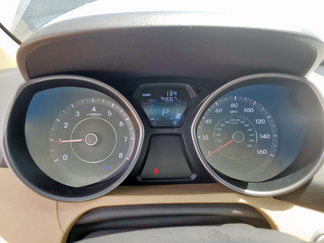 2013 Hyundai Elantra Gls VIN: 5NPDH4AE9DH449312 Lot: 70364165