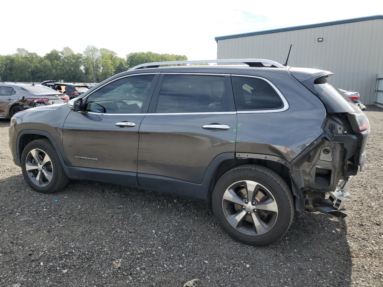 2019 Jeep Cherokee Limited grey null flexible 1C4PJMDX1KD386028 photo #3