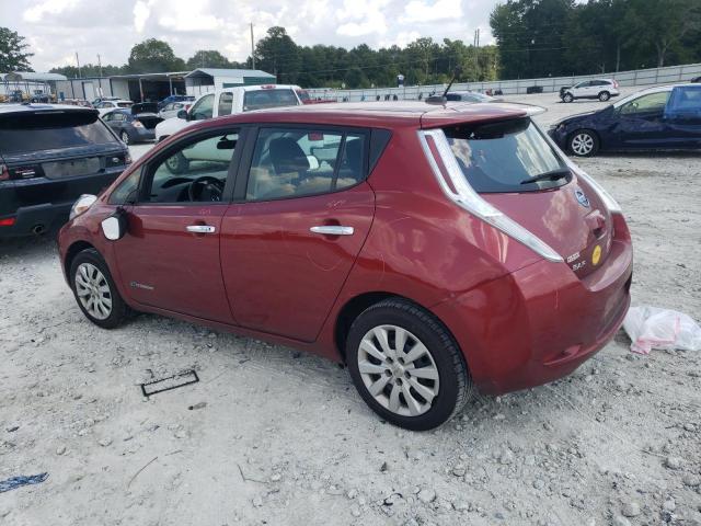  NISSAN LEAF 2015 Czerwony