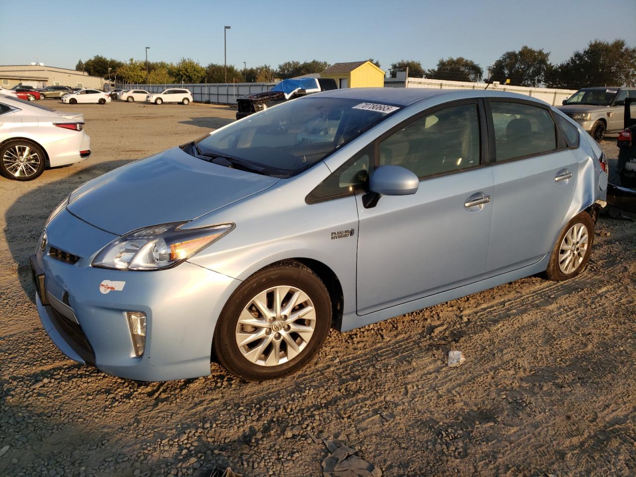2015 Toyota Prius Plug-In blue null hybrid JTDKN3DP3F3071543 photo #1