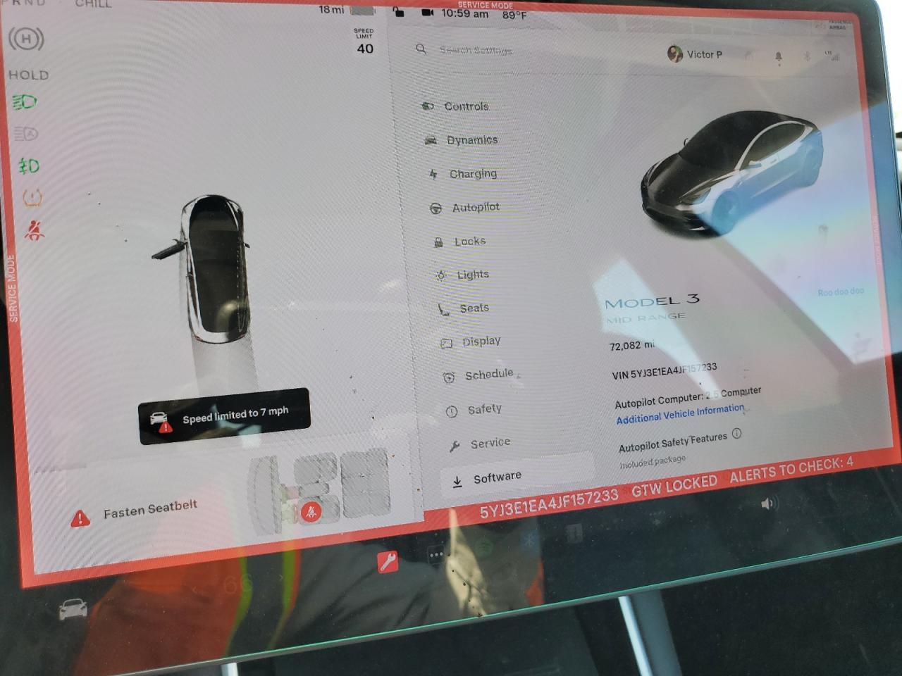 2018 Tesla Model 3 VIN: 5YJ3E1EA4JF157233 Lot: 70692585