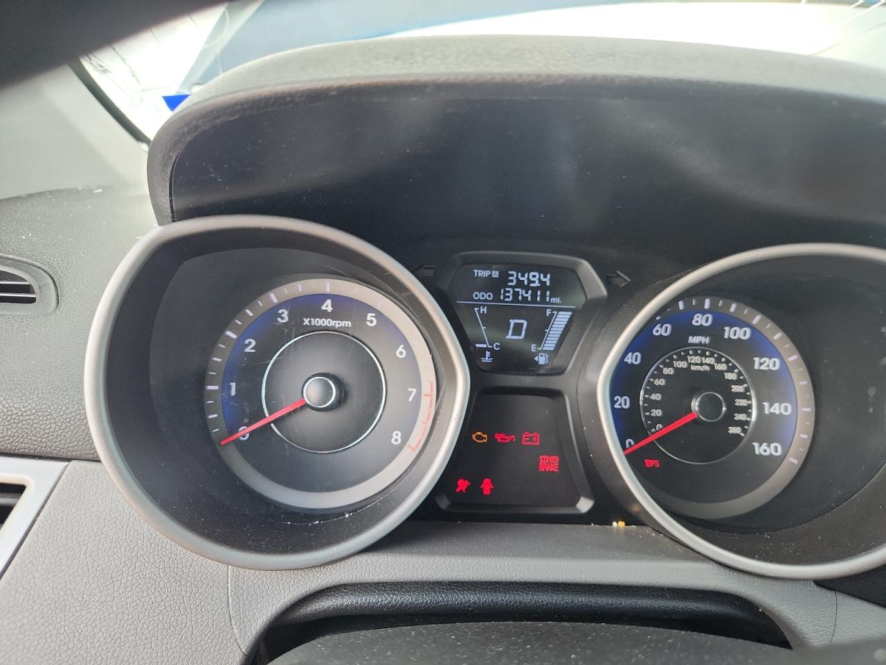 2013 Hyundai Elantra Gls VIN: KMHDH4AE0DU840138 Lot: 70150385