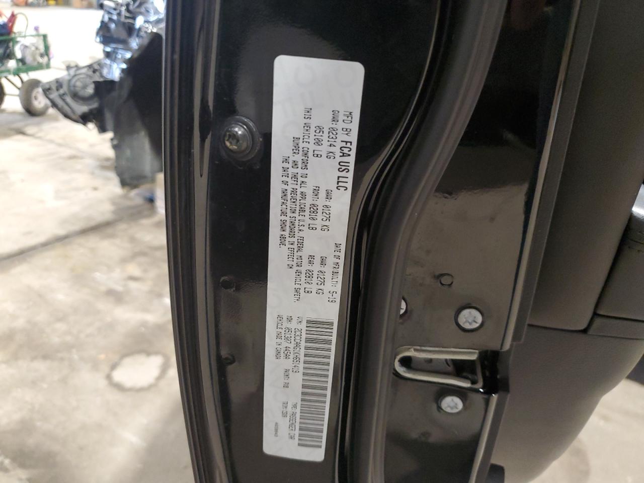 2019 Chrysler 300 Touring VIN: 2C3CCAAG1KH651419 Lot: 69818405