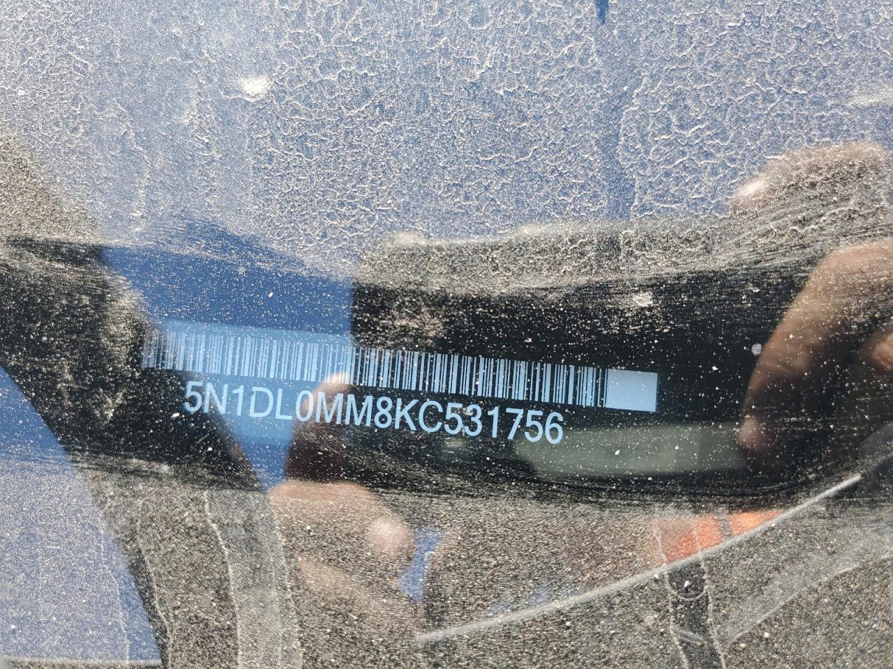 2019 Infiniti Qx60 Luxe VIN: 5N1DL0MM8KC531756 Lot: 67983395
