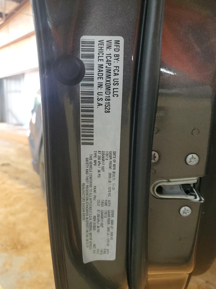 2021 Jeep Cherokee Latitude Lux VIN: 1C4PJMMX0MD181528 Lot: 68647775