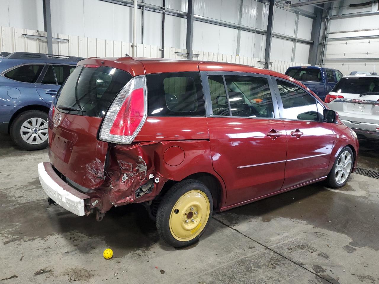 2009 Mazda 5 brown null gas JM1CR293390343393 photo #4