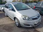 2013 VAUXHALL ZAFIRA EXCLUSIV for sale at Copart WOLVERHAMPTON