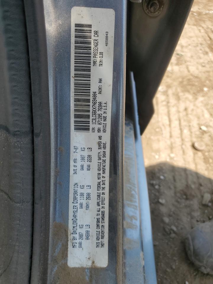 2007 Chrysler Sebring Limited VIN: 1C3LC66KX7N694004 Lot: 67685635