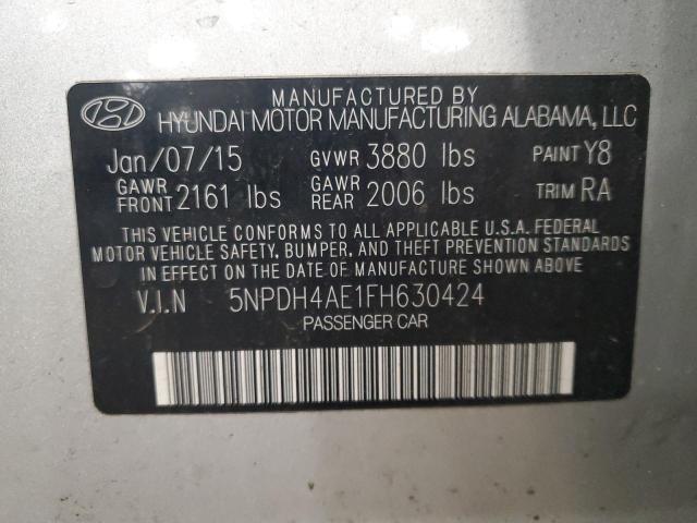 2015 HYUNDAI ELANTRA SE  