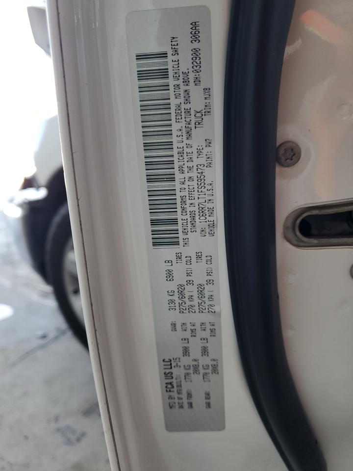 2015 Ram 1500 Slt VIN: 1C6RR7LT1FS595473 Lot: 69407115