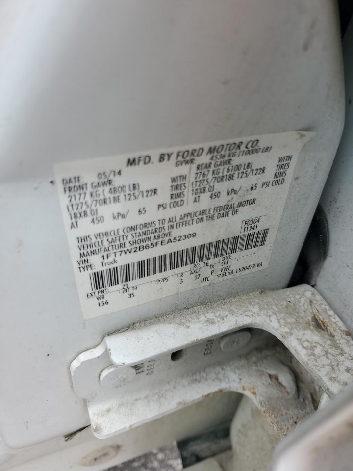 2015 Ford F250 Super Duty VIN: 1FT7W2B65FEA52309 Lot: 68014445