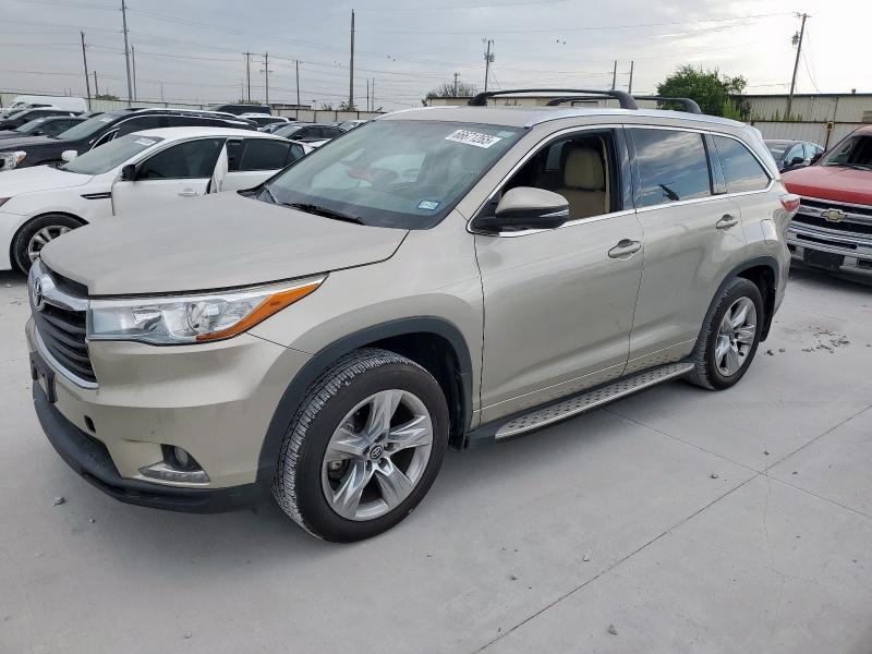 TOYOTA HIGHLANDER 2016 tan