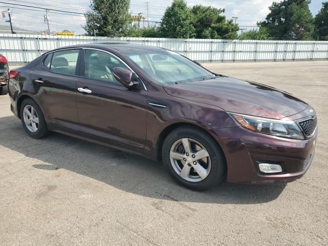  KIA OPTIMA 2015 Maroon