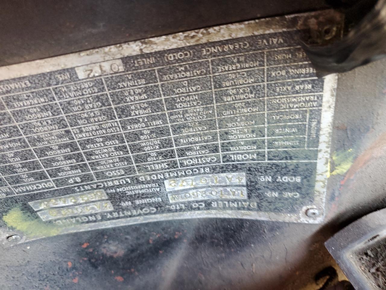 1966 Jaguar X-Type VIN: 1A10250BW Lot: 67392055