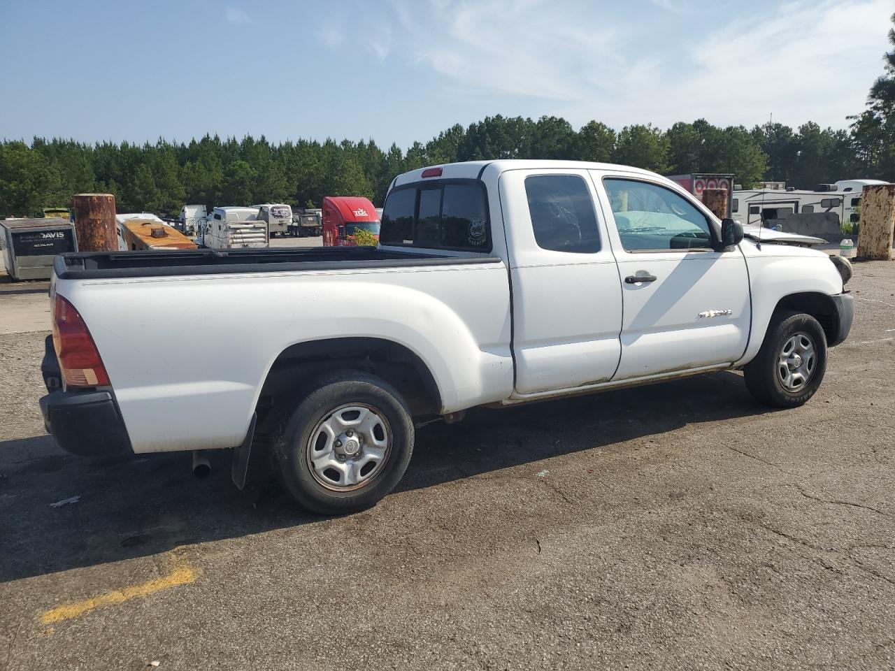 2005 Toyota Tacoma Access Cab white null gas 5TETX22N45Z117908 photo #4