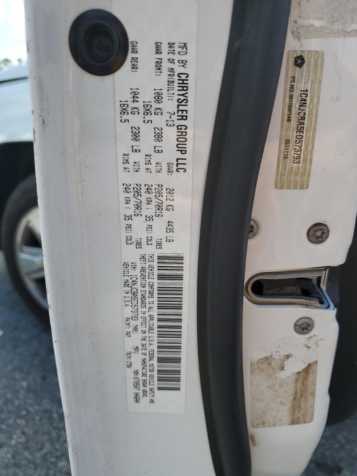 2014 Jeep Compass Sport VIN: 1C4NJCBA5ED573793 Lot: 68367945