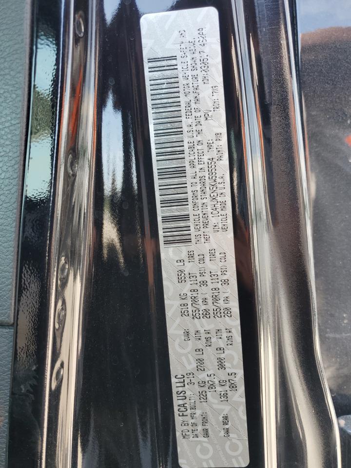 2019 Jeep Wrangler Unlimited Sahara VIN: 1C4HJXEN5KW595554 Lot: 70926085