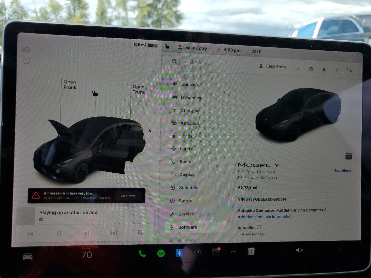 2021 Tesla Model Y VIN: 5YJYGDEEXMF295514 Lot: 68295645