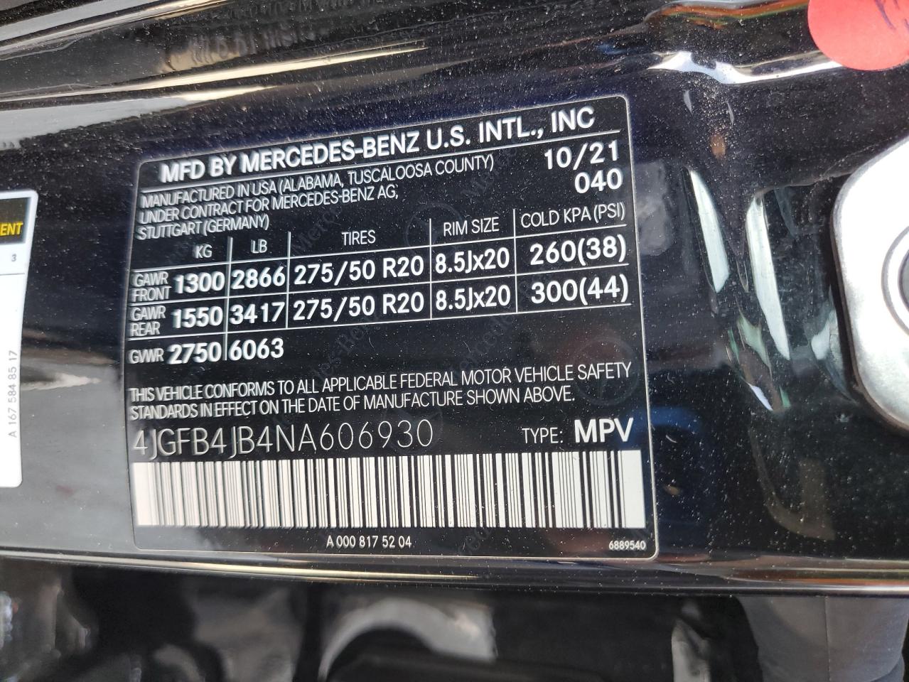 2022 Mercedes-Benz Gle 350 VIN: 4JGFB4JB4NA606930 Lot: 67578345