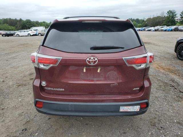 Parquets TOYOTA HIGHLANDER 2016 Maroon