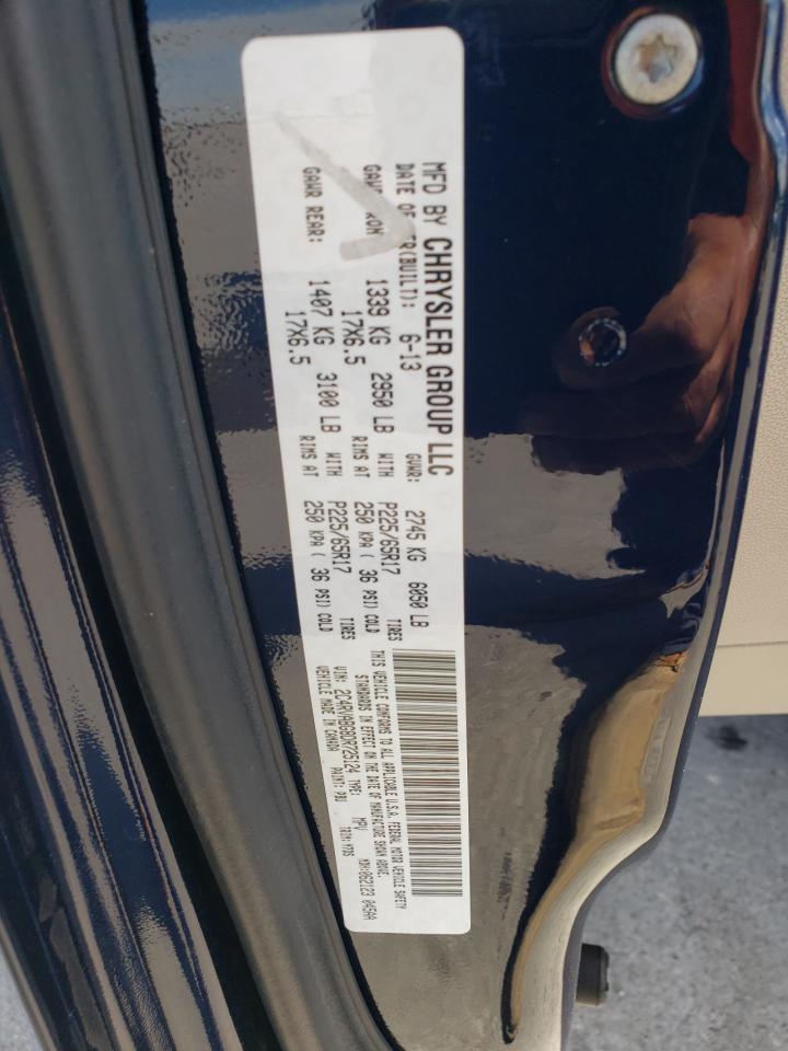 2013 Volkswagen Routan Se VIN: 2C4RVABG8DR725124 Lot: 70169625