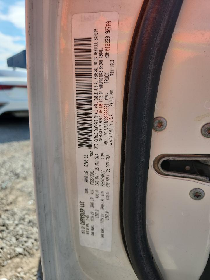 2009 Dodge Ram 1500 VIN: 1D3HV18T89S768391 Lot: 69862755