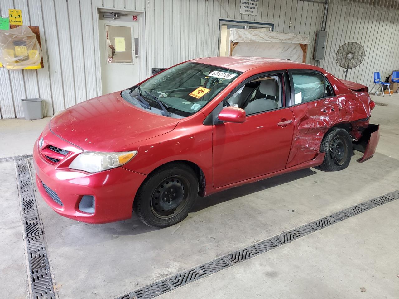2011 Toyota Corolla Base red null gas 2T1BU4EE4BC642741 photo #1