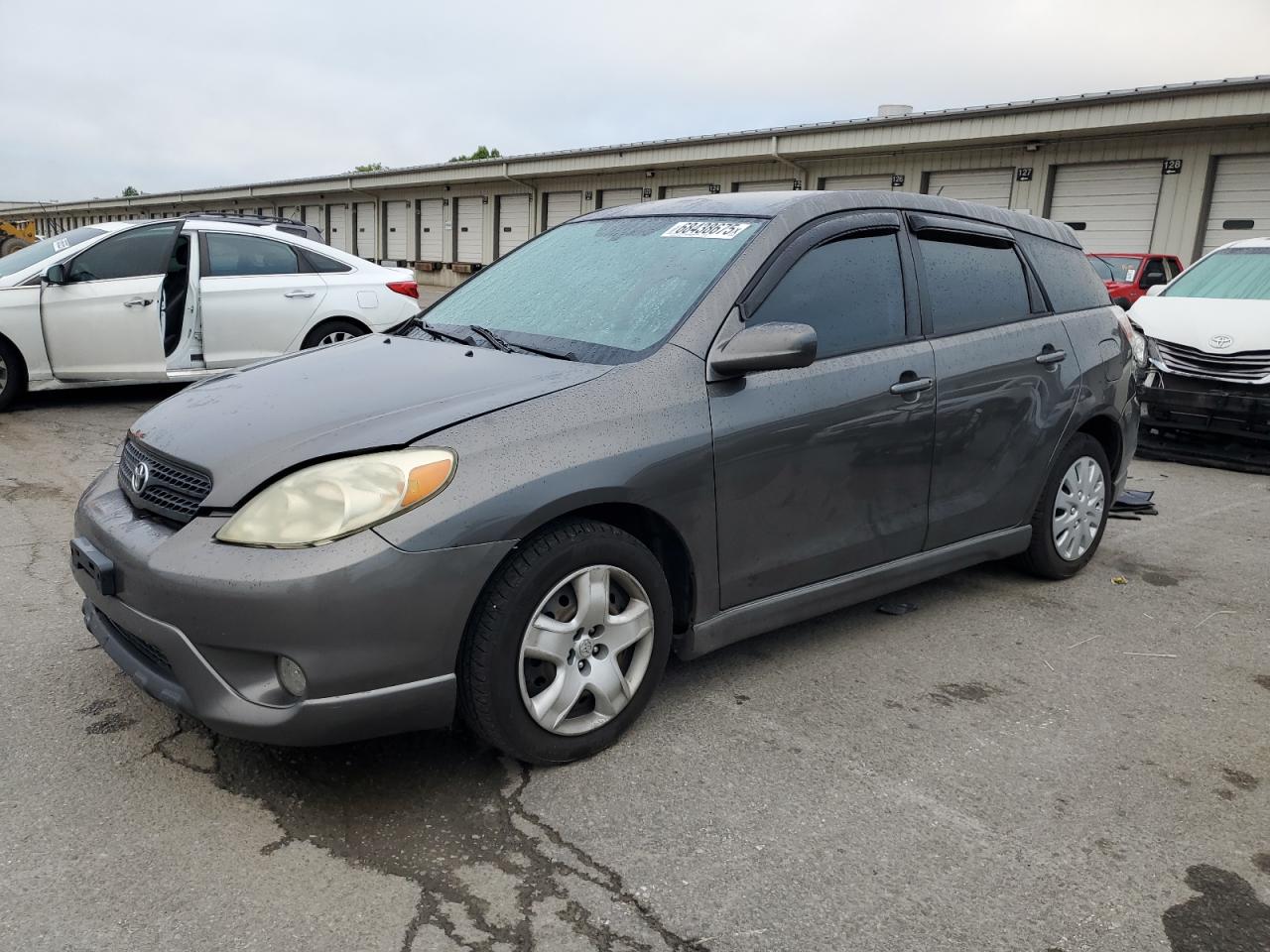 2005 Toyota Corolla Matrix Xr grey null gas 2T1KR32E05C347981 photo #1