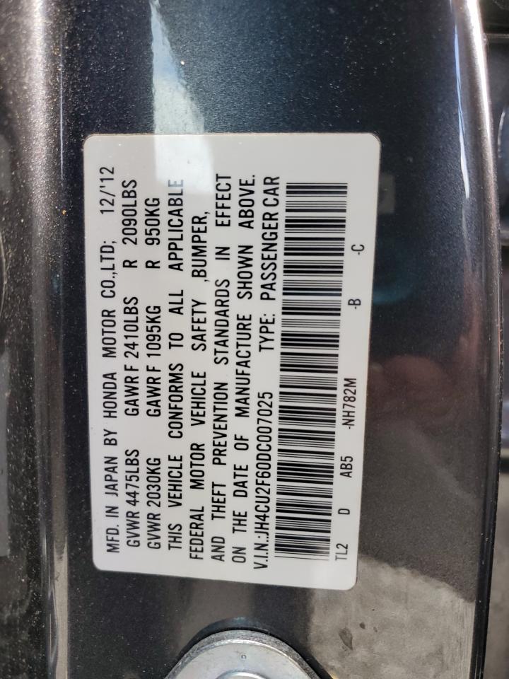 2013 Acura Tsx Tech VIN: JH4CU2F60DC007025 Lot: 68915725