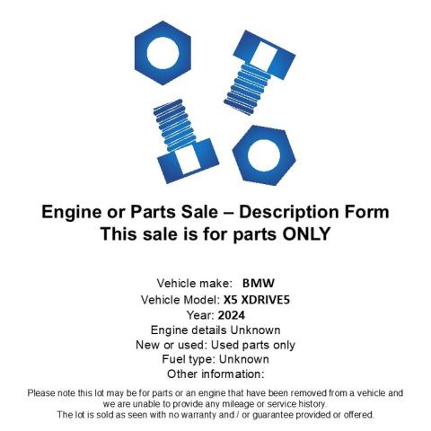 2024 BMW X5 XDRIVE5