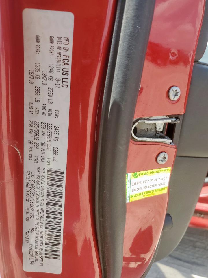 2018 Dodge Journey Crossroad VIN: 3C4PDCGB1JT158377 Lot: 68849155