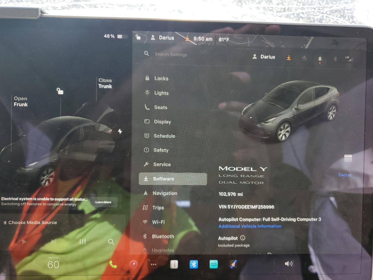 2021 Tesla Model Y VIN: 5YJYGDEE1MF258996 Lot: 68476335